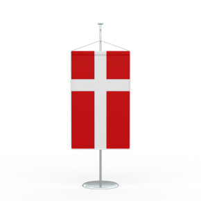 Dänemark Flagge Tischbanner