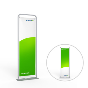 Tube Display with banner