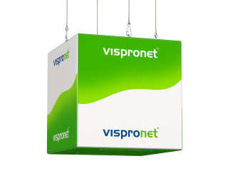 Hanging Display Q-Frame® cuboid Vispronet