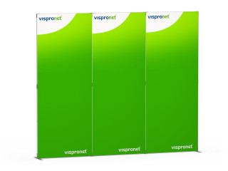 Kederrahmen with divided advertising surface