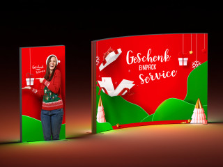 Exhibition systems Christmas Advertising
