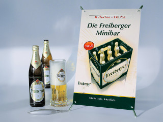 X-Display T Freiberger Pils Advertising