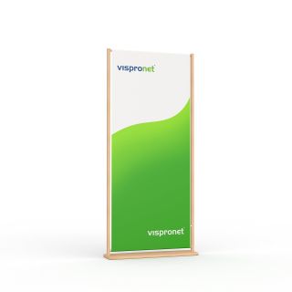 Banner Display Wood