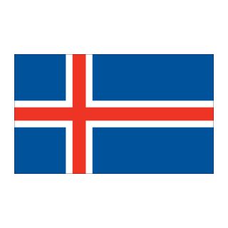 National flag Iceland