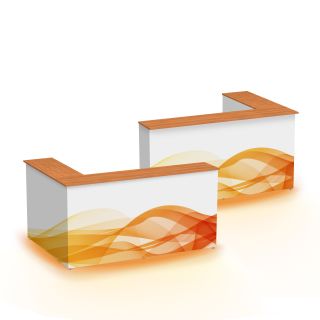 Promotion counter LED corner variants