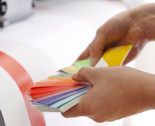 control of the print with color fan