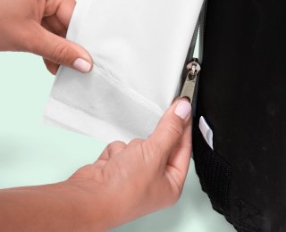 attachment of the tent tarpaulin