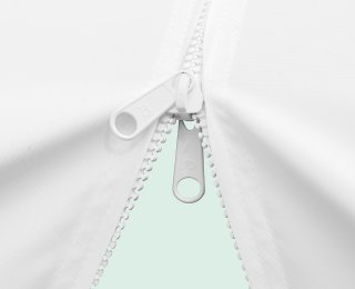 attach tent walls with zipper