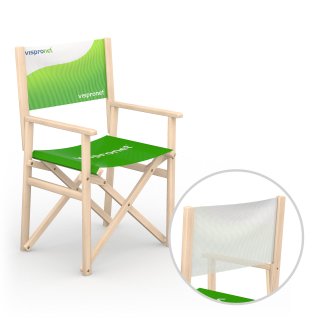 Director's chair cover made of mesh