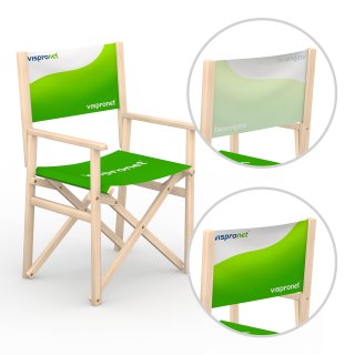 Director's chair cover made of Multisol D