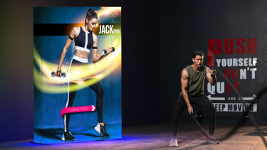 Foldable LED exhibition systems