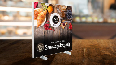 Table display Q-Frame® for Sundaybrunch