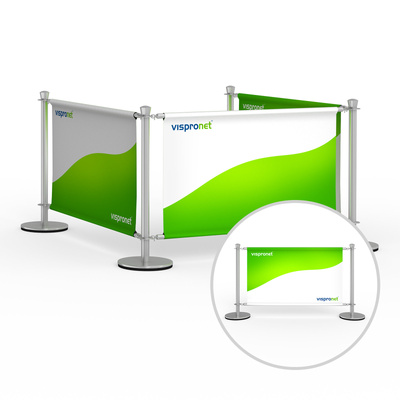 Printed café banner