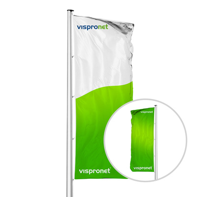 Double-layer flag with print