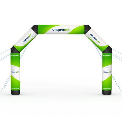 Inflatable Event Arch Air Basic, Width 6.50 m with Interchangeable Banners