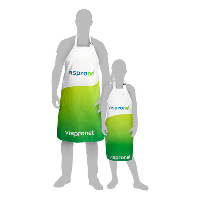 Printed apron for adults and children