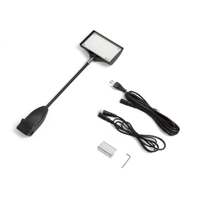 LED spotlight, black, for Keder frame flex