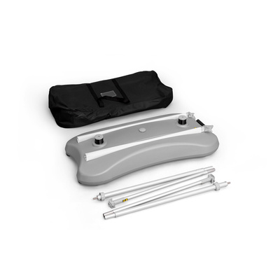 Roll Up Select double-sided Outdoor water-fillable system with bag