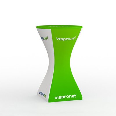 Printed table cover for cocktail table