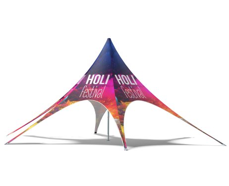 printed star tent Holyfestival