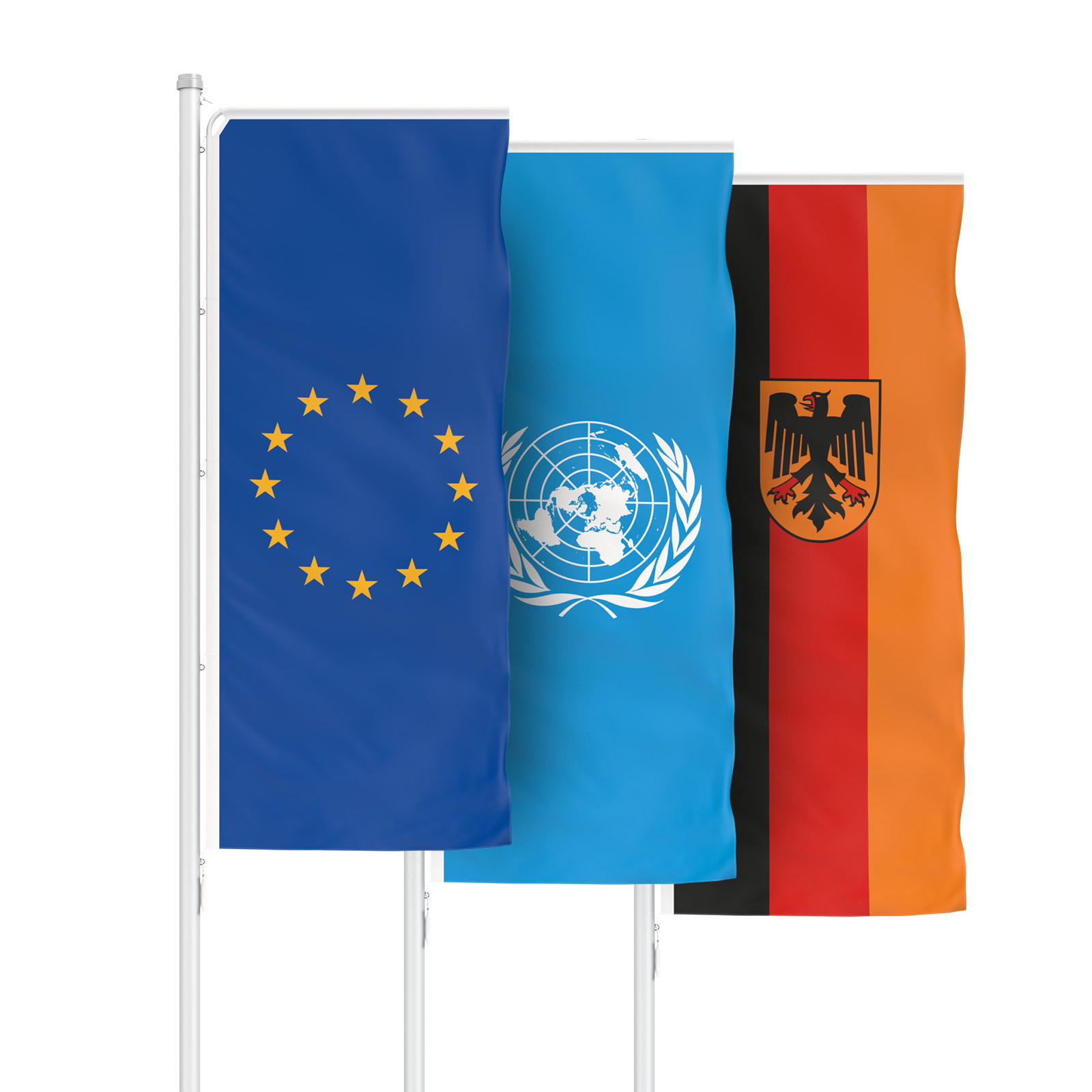 Special flags portrait format with Presenter Basic