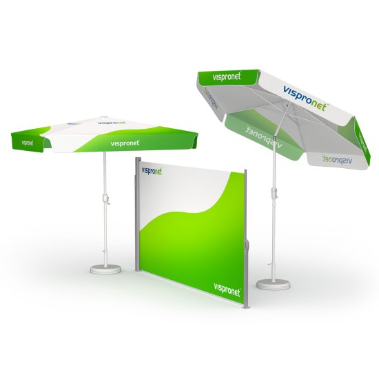 Printed parasols