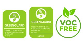 Greenguard Gold Certification & VOC-free