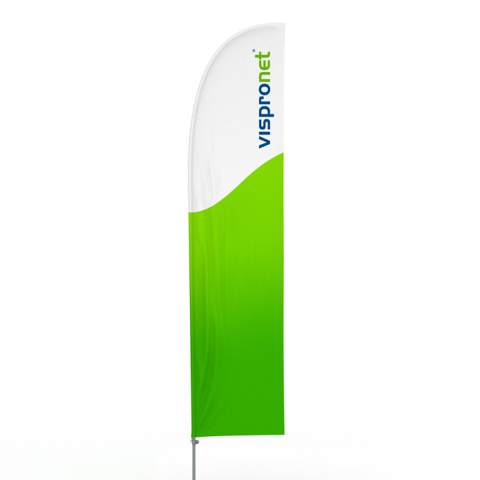 Beachflag with Straight Lower Edge