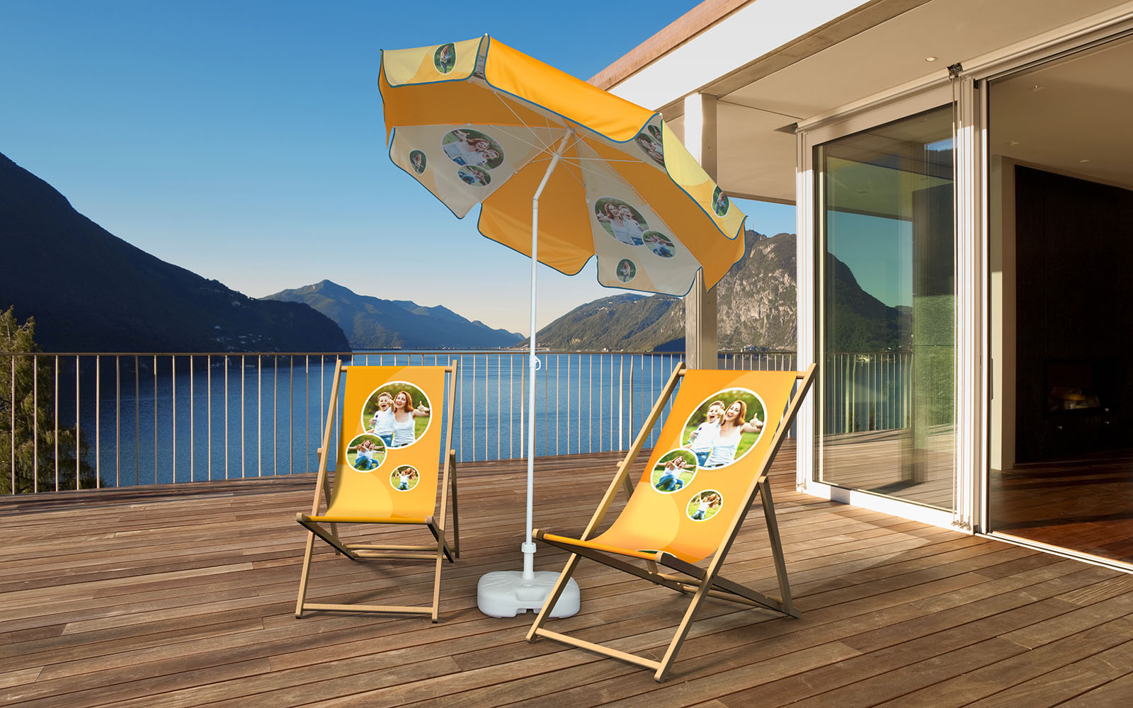 Small Parasol, 8-panel canopy, rond