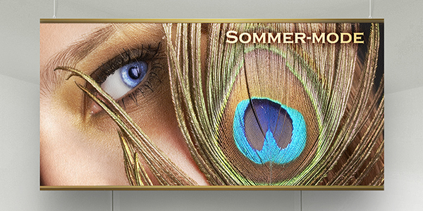 custom-printed fabric banners